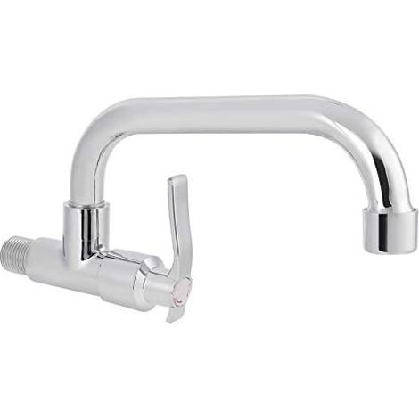 Robinet De Cuisine Mural Simple Robinet D'eau Froide Mitigeur Robinet D'évier De Cuisine G1/2in Home Use Accessories(Type B 20cm) (1/5)