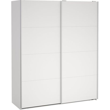 Bergamo Schiebetürenschrank 2 Türen 180x220cm weiß. (1/5)