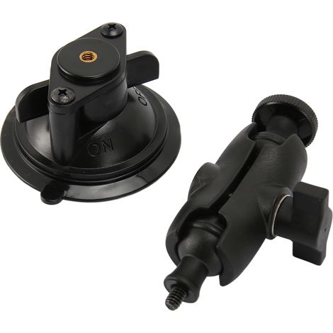 Support de caméra à ventouse, filetage de 1/4 pouces, Rotation à 360 degrés, support de tableau de bord pour pare-brise de voiture pour Insta360 pour DJI Action (1/5)