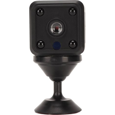 Mini caméra de sécurité WiFi avec point d'accès Wi-Fi, grand angle, vision nocturne infrarouge, caméra intérieure sans fil pour la maison et la famille. (1/5)