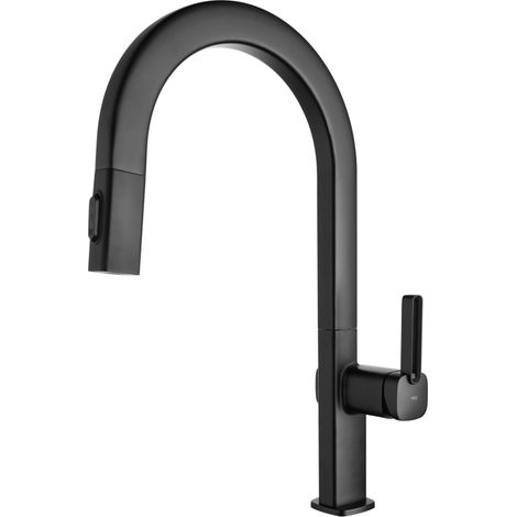 Grifo de cocina Canadá extraíble negro mate [ IMEX® ] (1/2)