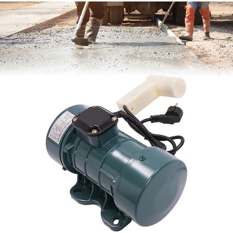Moteur vibrant 370 W, moteur vibrant robuste pour béton et ciment, moteur vibrant pour machines de compactage du béton, moteur vibrant pour mélange de ciment, Bleu (1/5)