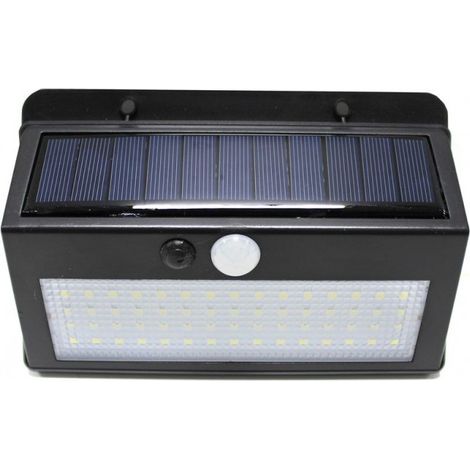 Lámpara solar 38 LED con sensor de movimiento y anochecer (1/5)