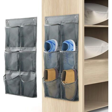 Zapatero de pared, 2 piezas/puede almacenar 6 pares de zapatillas, organizador de almacenamiento de zapatos, estante para zapatos