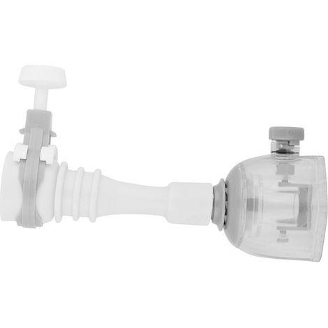 Prolongateur de robinet cuisine pivotant économiseur d'eau sans éclaboussures valve pulvérisateur gris 13 cm (1/5)
