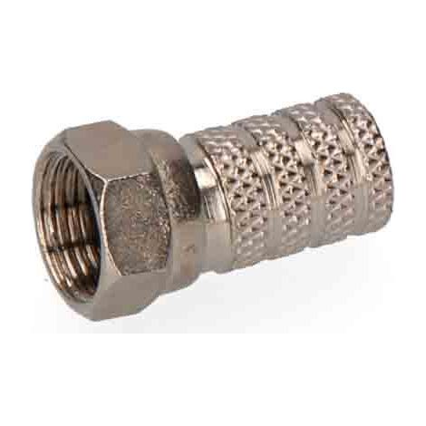 Connettore "F" EDM Parabolico Metallico (1/2)