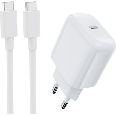 25W Chargeur USB C, Adaptateur Conçu pour Apple, Prise USB C Rapide Compatible avec iPhone 17/16/15/14/13/12 Plus Pro Max Mini, Air-Pods iPad, Samsung Galaxy S25/24/23 (1/5)