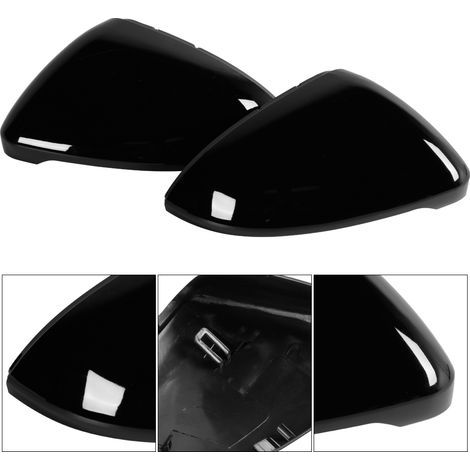 Couvercle de Rétroviseur Latéral Noir Brillant pour VW Golf MK7 2014+ (1/5)