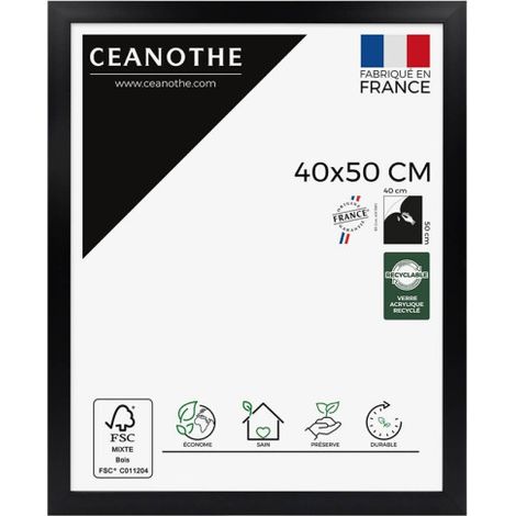 Ceanothe Éternel cornice nera 40x50 cm design (1/5)