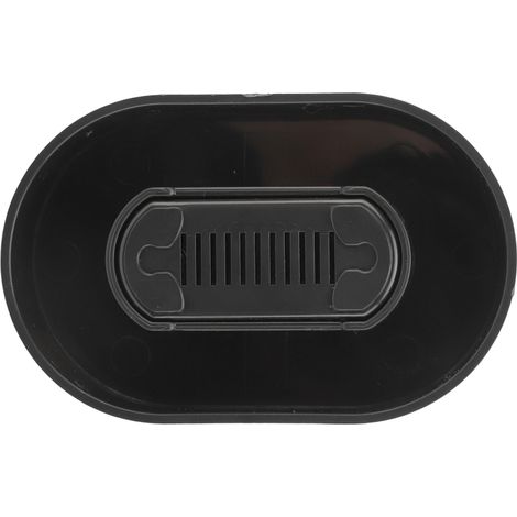 Enjuagadora portátil para recortadoras de barba, herramienta de limpieza y afeitado para recortadoras de barba manuales de presión, color negro.