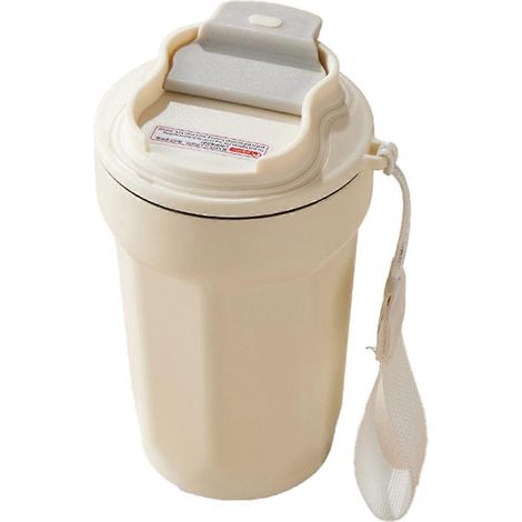 Achteckiger, rautenförmiger Kaffeebecher, doppelwandiger, vakuumisolierter Kaffeebecher (siehe Foto) (1/5)