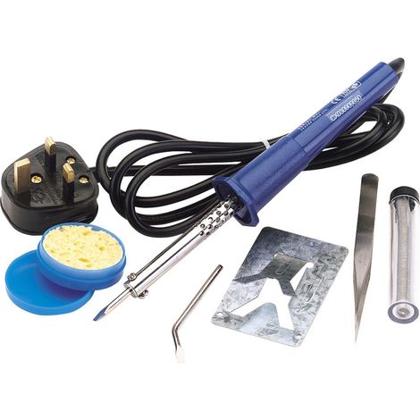 Draper 25W 230V Soldering Kit (Model 71415) – Complete Electronics Soldering Iron Set for DIY and Professional Use (1/5)