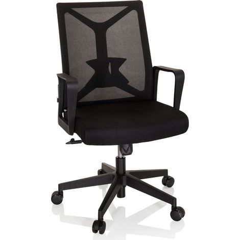 Bürostuhl / Drehstuhl ENCO Netzstoff schwarz klappbar hjh OFFICE (1/5)