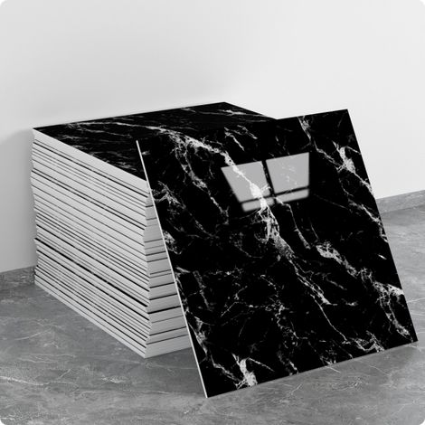 (10 Stück, 30×30 cm, Q063) Selbstklebende Wandaufkleber für Fliesen, Marmorstruktur, Wanddekoration, PET-Material, geeignet für Küchen, Badezimmer, Kamine und Waschküchen.