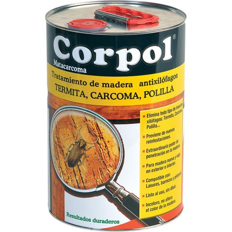 Corpol Insecticida Contra Carcoma, Termita, Polilla - 750 ml
