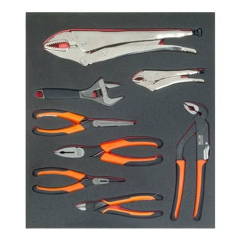 FOAM CON ALICATES, 8 PZS FF1F4001 - BAHCO