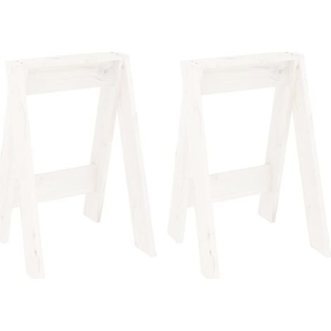 Tabouret assise siège de cuisine design simple 40 x 40 x 60 cm bois de pin blanc DEC026404