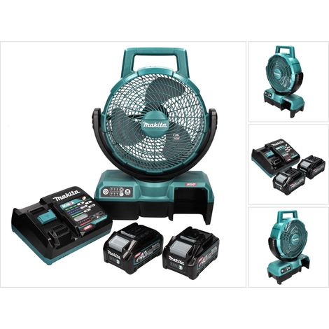 Ventilatore a batteria Makita CF 001 GM2 XGT 40 V, diametro max. 235 mm, funzionamento a rete + 2 batterie da 4,0 Ah + caricabatterie (1/5)