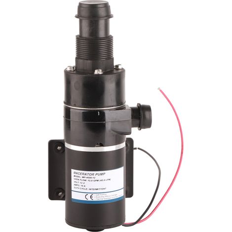 GARRYFIZH Pompe à broyeur auto-amorçante pour l'évacuation des eaux usées, protection contre le fonctionnement à sec pour bateaux de plaisance et yachts.