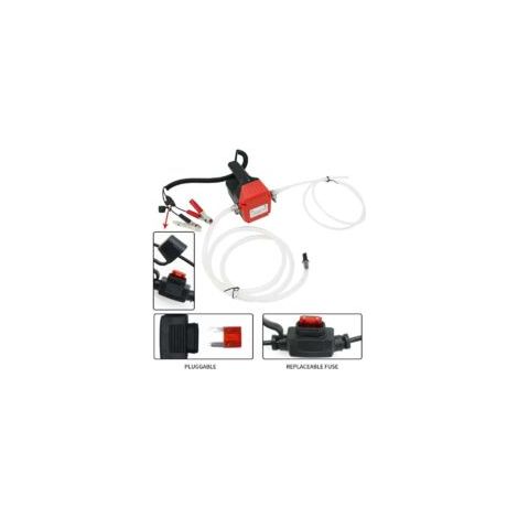 Bomba de extracción de aceite, bomba de succión de aceite para cambios de aceite, 12V 60W, bomba de fluido aceite/diésel, con fusible externo - Crezuo