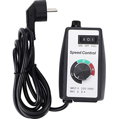 Cafopgrill Drehzahlregler, universeller elektronischer Drehzahlregler für Motorlüfter und Kanallüfter (EU 230 V) (1/5)