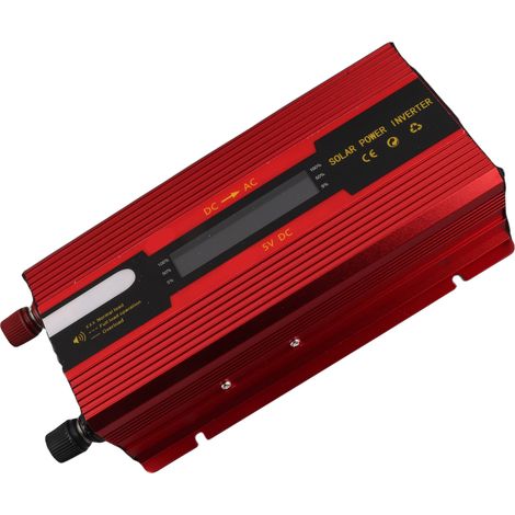 Tragbarer 1000-W-Wechselrichter mit Solarstromversorgung für den Heimgebrauch (12 V - 220 V/LCD) (1/5)