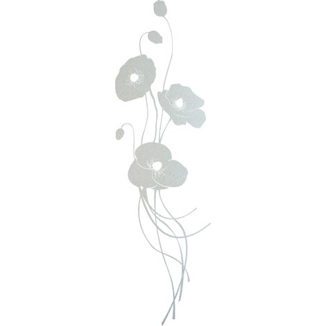 Stickers Dépoli - Coquelicots - 17x57 cm (1/3)