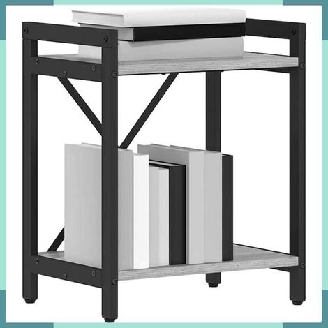 Étagère - 868374 - Sonoma gris - Bois d'ingénierie - 40 x 30 x 50 cm (1/5)