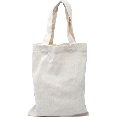 Petit sac en coton naturel 4oz 25x20cm- Vendu par 1 (1/2)