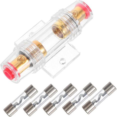 Agu-Sicherungshalter-Ersatzteile für Audio-Einbauer und Autoelektriker – Transparentes Gehäuse – Einfache Installation – Temperaturbeständiger Sockel (1/5)