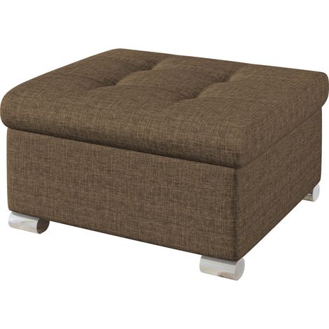 Pouf Comfivo Gemma, Lux 03, 41x68x70cm, Diamètre: 0, Tissu, Pieds: Plastique, 0 (1/5)