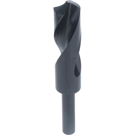 Forets à queue réduite HSS droits, tige hélicoïdale de 1/2 pouce, outil de perçage 24,5 mm, noir
