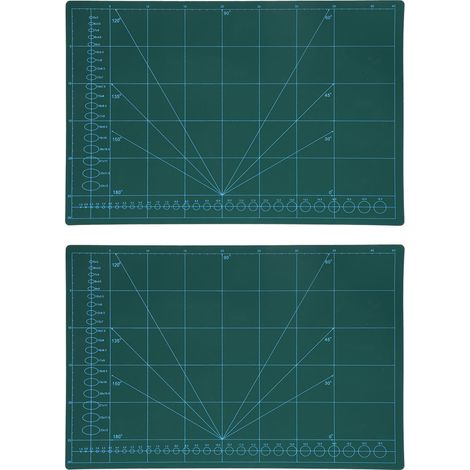 Tapis de découpe en PVC, planche à mesurer, planche quadrillée, gabarit de découpe A3 (1/5)