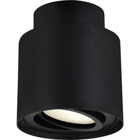 Spot plafond moderne rond noir orientable HARIET Struhm 1xGU10 35W aluminium IP20 (1/2)