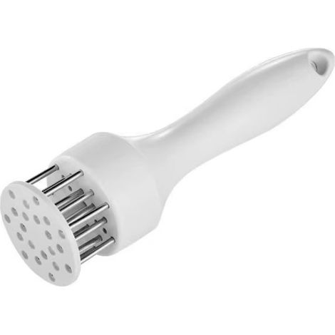 Ablandador de carne de acero inoxidable, ideal para pollo y bistec. Herramienta en forma de aguja para ablandar la carne. Apto para lavavajillas. Ablandador de carne manual. (1/5)