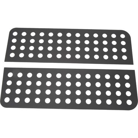 2 Seitenfensterleisten aus Aluminiumlegierung für Wrangler JK (2007–2018), Türverkleidungen, Ausführung A, 2-teiliges Set (1/5)
