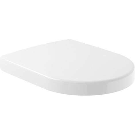 Sedili WC, cerniere QuickRelease, cerniere inox, Duroplast bianco (1/5)