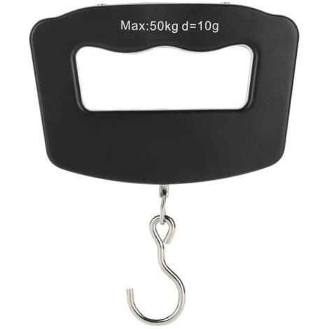Digitale Gepäckwaage 50 kg / 10 g, tragbare Reisegepäckwaage, Angelwaage, Kofferwaage für Reisen, Einkaufen und Zuhause