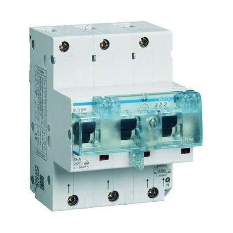 Hager SLS-Schalter 50A,3polig,E-Charak. HTN350E (1/5)