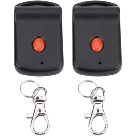 car key garage door opener remote control duplicator,Télécommande de porte de garage, 2 Pcs Télécommande porte-clés Mini porte de garage à diance émetteur de garage replacement pour Doormate TRG306 Re (1/4)