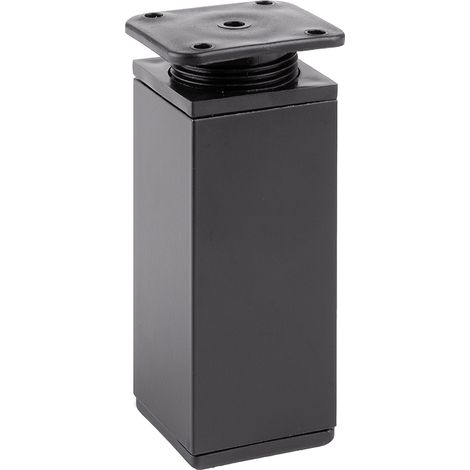 FA009 Pata de mueble ajustable de 100 mm, negro mate SANS MARQUE