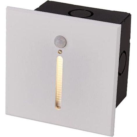 Lampe LED Escalier Détecteur Mouvement, Veilleuse Int/Ext (Blanc) (1/5)