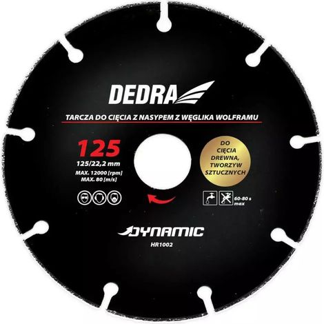 Disco da taglio per legno e plastica 12522,2 mm - DED HR1002 (1/5)