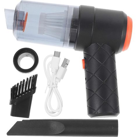 aspirateur de voiture portable sans fil, aspirateur portatif sans fil-6X14.5X16.5CM-Black 2