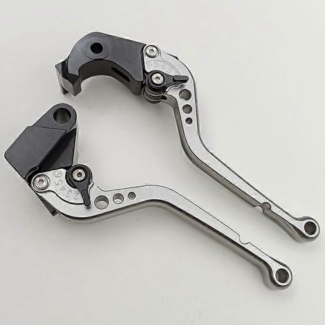 Pour la nouvelle moto Kawasaki Z900RS/SE, levier de frein, d'embrayage et de klaxon en alliage d'aluminium modifié (tige longue en titane) (1/5)