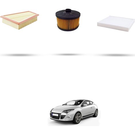 Kit tagliando 3 filtri compatibile con Renault Megane III 1.2 TCE 97kw dal 2013 (1/4)