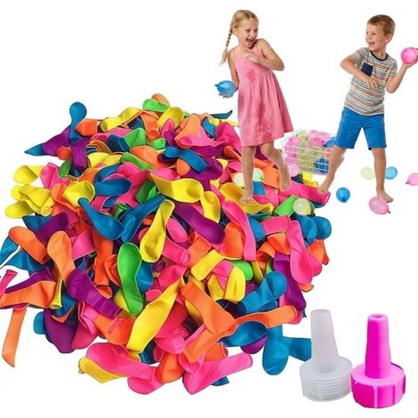 Ballons d’eau auto-remplissants 500 pièces – Bombes à eau colorées pour jeux d’été et activités extérieures