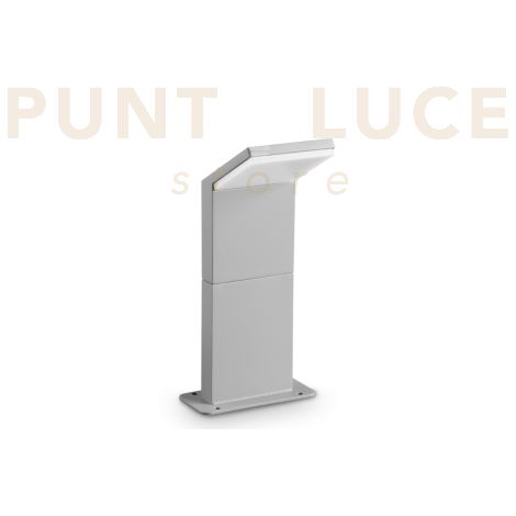 Ideal Lux Lampada da terra Style 1 luce LED integrato IP54 grigio alluminio