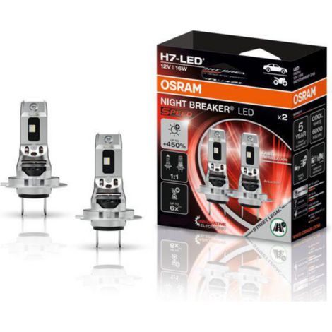 OSRAM 64210DWNBSP-2HB LED Leuchtmittel NIGHT BREAKER® LED SPEED H7 16 W 12 V