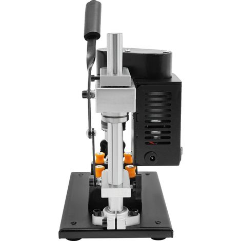 Mini trapano a colonna, velocità regolabile, morsa di precisione, nero, UE (1/2)